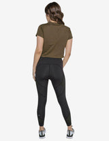 Guru Muscle Finesse Crop Tee - Army Green, view 2