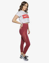Guru Muscle Finesse Crop Tee - White, view 3