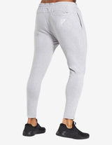 Guru Muscle Fit Tapered Bottoms Light Grey Marl, view 2