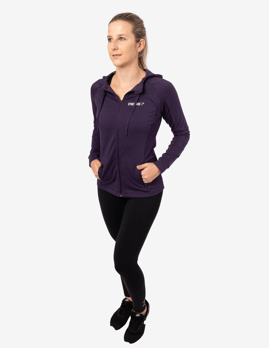 Guru Muscle Fit Hoodie Rich Purple