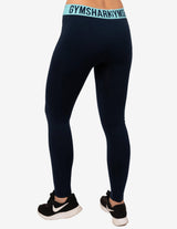 Guru Muscle FIT LEGGINGS SAPPHIRE BLUE/MARINE BLUE, view 2