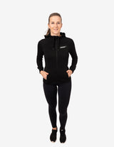 Guru Muscle Fit Zip Hoodie Black, view 2