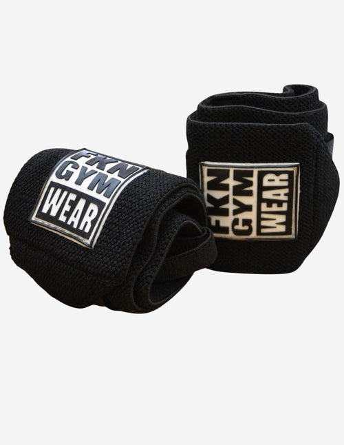 Guru Muscle FKN Wrist Wraps | Black