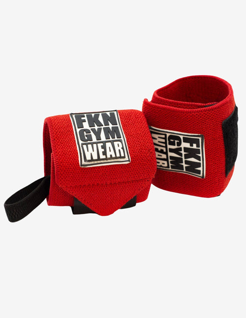 Guru Muscle FKN WRIST WRAPS | RED