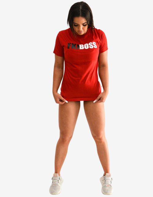 Guru Muscle FKNBOSS | Women's Gym T-shirt
