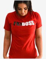 Guru Muscle FKNBOSS | Women's Gym T-shirt, view 3