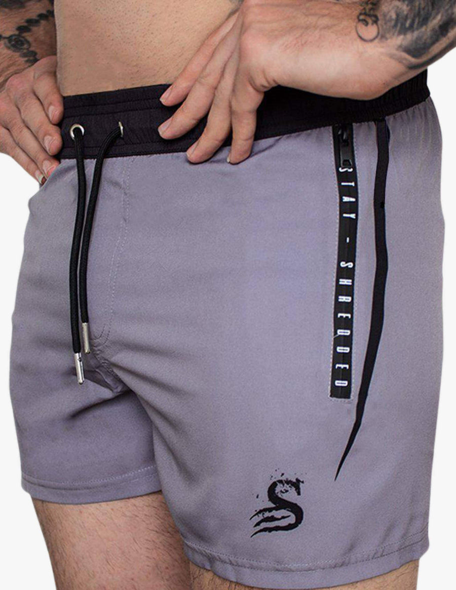 Guru Muscle FLEX - Lifting Shorts - GREY