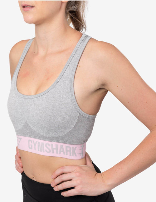 Guru Muscle Flex Sports Bra Light Grey