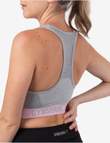Guru Muscle Flex Sports Bra Light Grey, view 2