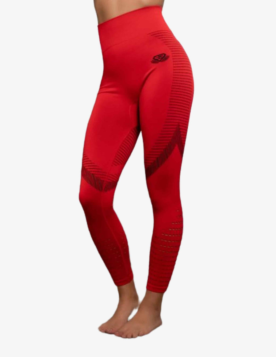 Guru Muscle FREYA 2.0 Seamless Legging High Waist – RED
