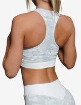 Guru Muscle GEO Sports Bra - White, view 2