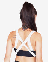 Guru Muscle Geometric Swim/Run Nursing Sports Crop, view 2