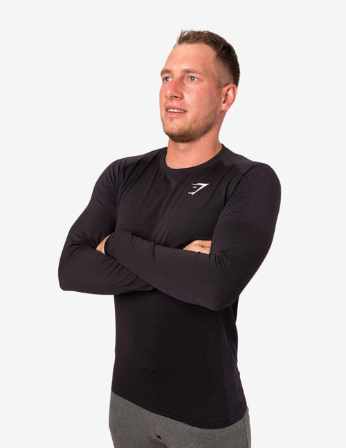 Guru Muscle Ghost LS T-shirt Nightshade Purple