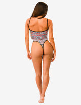 Guru Muscle Graffiti One Piece Swimsuit, view 2