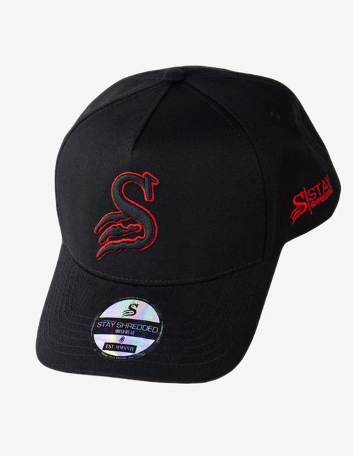 Guru Muscle Hat Cap - Black / Red