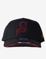 Guru Muscle Hat Cap - Black / Red, view 2