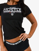 Guru Muscle Hustle | Women's Gym T-shirt, view 3