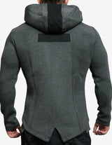 Guru Muscle IGNIS Jacket – Dark Grey Melange, view 2