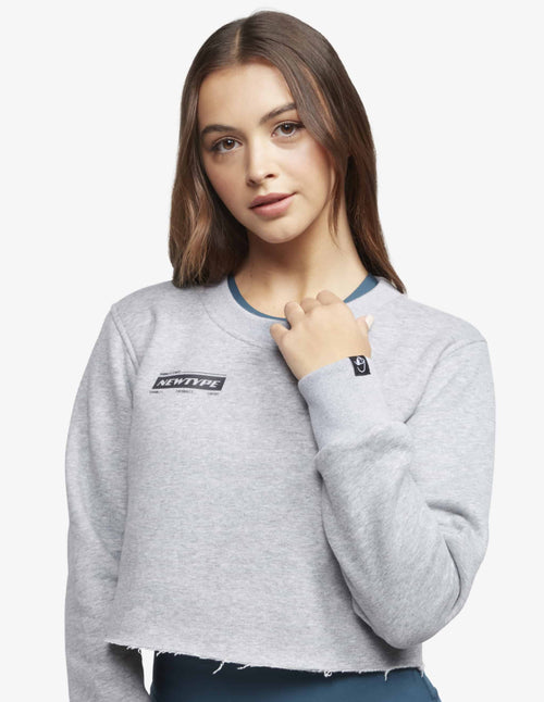 Guru Muscle Ignite Cropped Crew - Grey