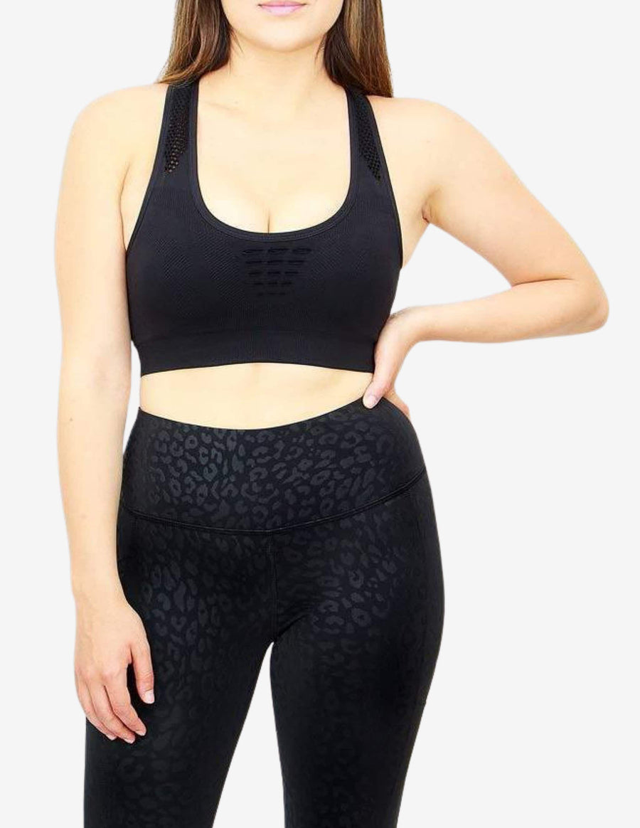 Guru Muscle Innovative Sports Bra - Black