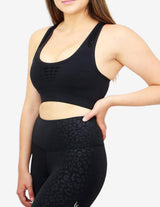 Guru Muscle Innovative Sports Bra - Black, view 3