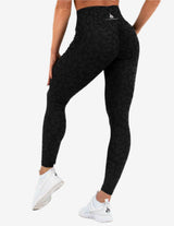 Guru Muscle INSTINCT SCRUNCH BUM LEGGINGS BLACK, view 2