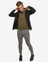 Guru Muscle Intrepid Athlete Inside Track Hoodie - Black, view 2