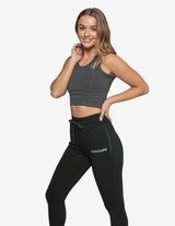 Guru Muscle Intrepid Athlete Inside Track Pant - Black, view 3