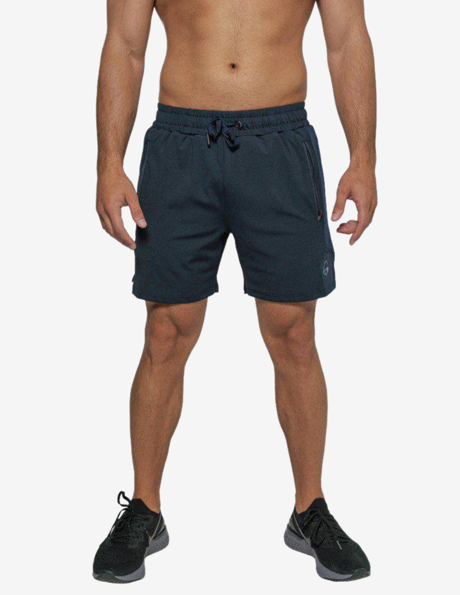 Guru Muscle Intricate Shorts - Navy