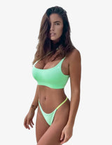 Guru Muscle IRIS BOTTOM – BABY GREEN YELLOW, view 3