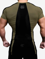 Guru Muscle KANA Performance – Shirt Army Green, view 2