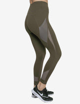 Guru Muscle Inner Zen Leggings - Army Green, view 3