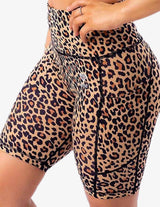 Guru Muscle Leopard Bike Shorts, view 4