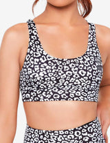 Guru Muscle Leopard Crop Top, view 5