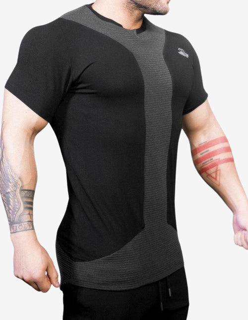 Guru Muscle LIBER Shirt – Black & Dark grey