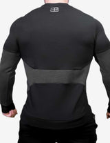 Guru Muscle LIBER Vest – Black & Dark Grey, view 2