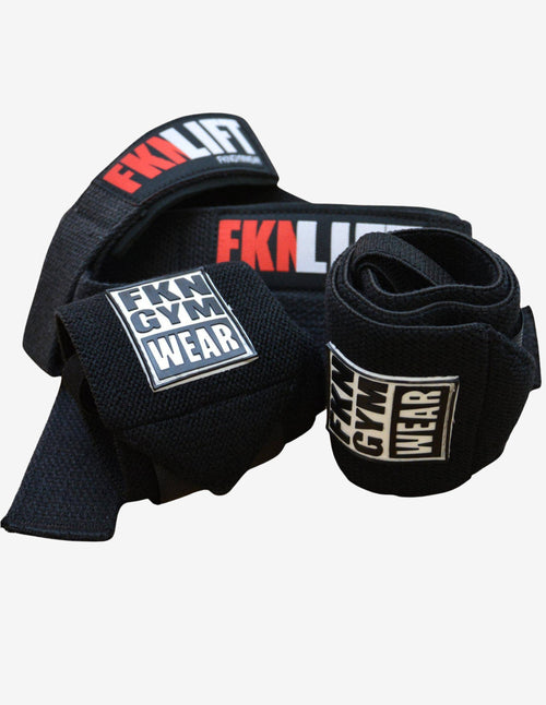 Guru Muscle Lifting Straps & Wrist Wraps Pack