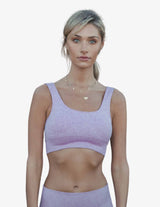 Guru Muscle Lilac Bondi Crush Bra, view 4