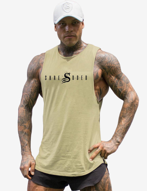 Guru Muscle Longline Tank - Light Green