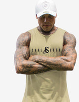 Guru Muscle Longline Tank - Light Green, view 2