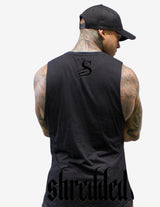 Guru Muscle Longline Tank top - Black, view 2