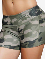 Guru Muscle LOTUS Army – Shorts, view 2