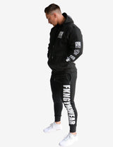 Guru Muscle MEN'S GYM HOODIE | HEIST | BLACK, view 4