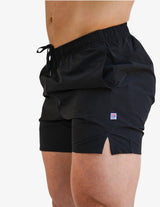 Guru Muscle MEN'S GYM SHORTS | APOLLO BLACK, view 2