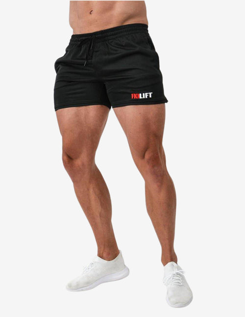 Guru Muscle Men's Gym Shorts |  Relentless Black