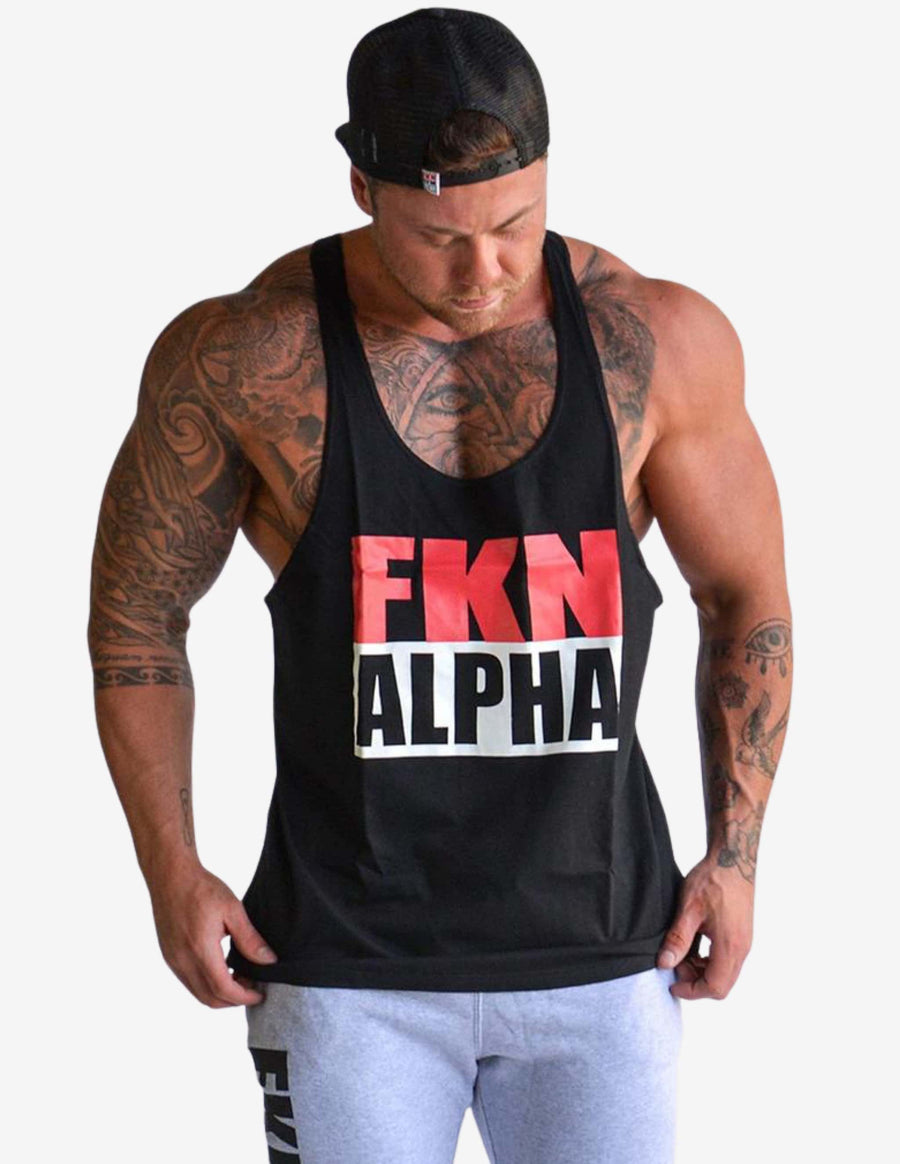 Guru Muscle MEN'S GYM SINGLET | FKN ALPHA