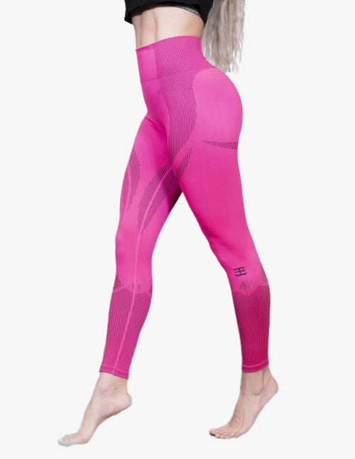 Guru Muscle MINERVA Seamless Legging – Fuchsia Pink / Black