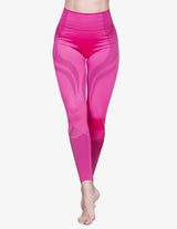 Guru Muscle MINERVA Seamless Legging – Fuchsia Pink / Black, view 3