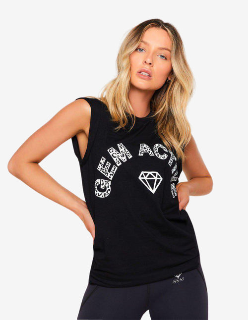 Guru Muscle Muscle Tank Top (Black)