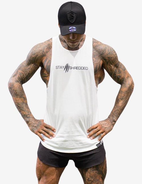 Guru Muscle Muscle Tank top  - White